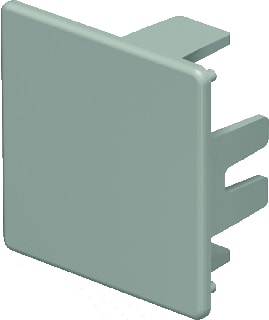 OBO - WDK Eindschot leidingkanaal Eindstk 40X40 Pvc Grs