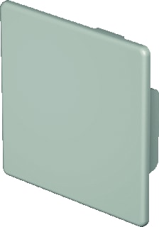 OBO - WDK Eindschot leidingkanaal Eindstk 60X60 Pvc Grs