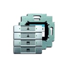 ABB Busch-Jaeger - KNX, Pure stainless steel Tastsensor bussysteem Knx Sens 4V M Bau Pure-Rvs