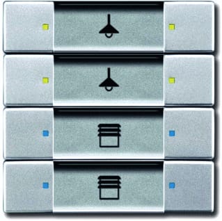 ABB Busch-Jaeger - KNX, Future Tastsensor bussysteem knx sen multifun 4/8v aluzi
