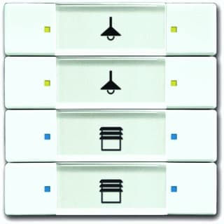 ABB Busch-Jaeger - KNX, Future Tastsensor bussysteem Knx Sen Multifun 4/8V Mwit