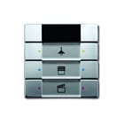 ABB Busch-Jaeger - KNX, Pure stainless steel Tastsensor bussysteem knx ir intf + 3v pure-rvs