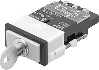 EAO - Serie 03 Keuzeschakelaar Sleutschak M Drkknp 2Wiss