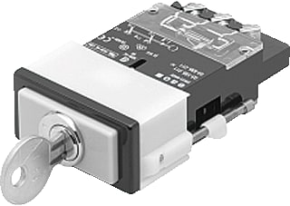 EAO - Serie 03 Keuzeschakelaar Sleutschak M Drkknp 2Wiss