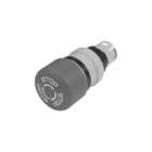 EAO - Serie 61 Voet-/slagdrukknop frontelement Nood Uit Knop(Norm En 418)
