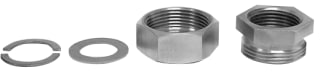 Amniflex - Fitting met 2 aansluitingen Koppeling 1 " Bi/Dr