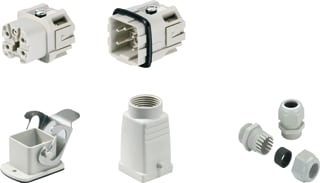 Weidmüller - Modulaire connector CONNECTOR HDC KIT HA04401
