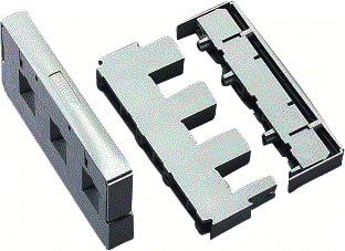 Wohner - Railsystemen Stroomrailadapter Railsdrag Z.Eindafdek 3P