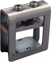 Wohner - Railsystemen Aansluitklem stroomrail Profielklem 1600A 64 Mm