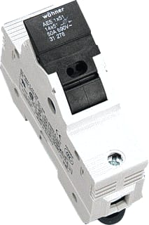 Wohner - Railsystemen Houder voor cilindrische zekering Hdrcilzek 31278