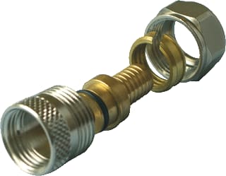 Pentec - 4Dlg Fitting met 2 aansluitingen Verl Set15/18Mm 16X2 K Xd