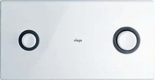 Viega - Visign For Public 2 Bedieningsplaat spoelsysteem Bedpan Publ.2 Wit