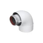 Vaillant - VR Concentr. RGA/LTV hulpstuk 2 aansl. Bocht 90Gr 60/100