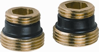 RBM - Onderblok Fitting met 2 aansluitingen vent/kmp ring 3/4ex1/2