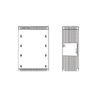Geyer - SL Installatiekast leeg polyesterkast sl080p + mpl