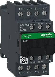 Schneider Electric - TeSys Deca Advanced Magneetschakelaar Lc1Dt40Bd 24Vdc