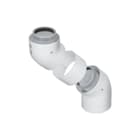 Vaillant - HR Concentr. RGA/LTV hulpstuk 2 aansl. Bocht 45 80/125 Se2
