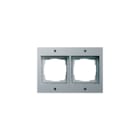Gira - TX44 Afdekraam schakelmateriaal Afdkrm 2V Aluminium