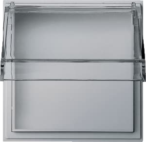 Gira - TX44 Overgangsafdekplaat schakelmat. Overgp Kd Trans Alum