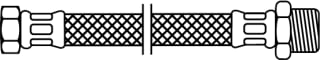 Neoperl - Techline NT DN50 Flexibele metalen aansluitslang flex.sl/50 2bixbu 70