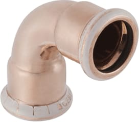 Geberit - Mapress Koper Fitting met 2 aansluitingen Mapr Bocht 90 Gr M/M 22
