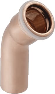 Geberit - Mapress Koper Fitting met 2 aansluitingen Mapr Bocht 45 Gr M/S 15