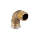 Geberit - Mapress Brons Fitting met 2 aansluitingen Mapr Koper Knie Bu 35 X 11/4