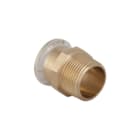 Geberit - Mapress Brons Fitting met 2 aansluitingen Mapr Koper Puntstuk 22 X 3/4