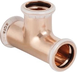 Geberit - Mapress Koper Fitting met 3 aansluitingen Mapr Press T Stuk 28