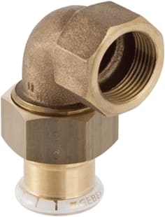 Geberit - Mapress Brons Fitting met 2 aansluitingen Mapr Koper Kopp Ha Vl/D 28X 1"