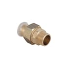 Geberit - Mapress Brons Fitting met 2 aansluitingen Mapr Ko Kopp Re Vl/D 12X1/2 Bu