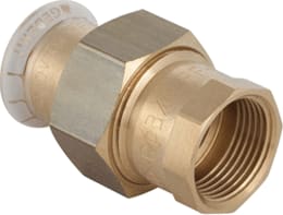 Geberit - Mapress Brons Fitting met 2 aansluitingen Mapr Ko Kopp Re Vl/D 54X 2" Bi