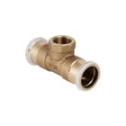 Geberit - Mapress Brons Fitting met 3 aansluitingen Mapr Koper T Stuk 15X1/2Bix15