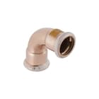 Geberit - Mapress Koper Gas Fitting met 2 aansluitingen Mapr Bo 90Gr M/M 22