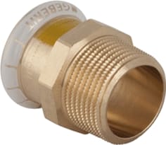 Geberit - Mapress Koper Gas Fitting met 2 aansluitingen Mapr Puntstuk 54X2"