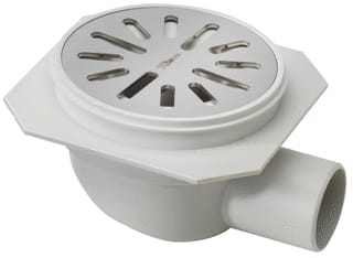 Aquaberg - 4011 Vloerput met 1 aansluiting Abs Put Ve Ro 10Cm Rvs304