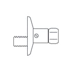 KWC - Toebeh./onderdelen sanitaire kranen muurkopp 1/2x1/2 k30900100
