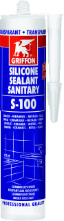 Griffon - Silicone Sealant Sanitary S-100 Afdichtingsmiddel S100 Silicone Wit Kk