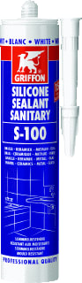 Griffon - Silicone Sealant Sanitary S-100 Afdichtingsmiddel S100 Silicone Transp Kk
