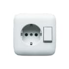 ABB Busch-Jaeger - Reflex SI Combinatie schakelaar/wcd Wcd Ra/Wiss 4310/6Euj-214