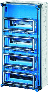 Hensel - Mi-verdelers Groepenkast, leeg Instalkast Lg 48Mod 4Deks