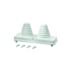 Hensel - Mi-verdelers Invoerplaat sparing kast/lessenaar Aanbflens 2X30-72Mm Fp72