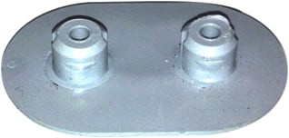 Rezi - Buffer voor closetzitting Bff Ovl Rbbr 4X2,7 Ba3472
