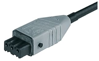 Hirschmann Multimedia - Rechthoekige conn. (industrieconn.) stak 3 k zw h05rr kabel10