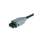 Hirschmann Multimedia - Rechthoekige conn. (industrieconn.) stak 3 k zw h05rr kabel10