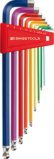 PB Swiss Tools - RainBow Inbussleutelset Inbusslset 212Lh-10Rb