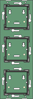 Niko - Home Control Muurprint bussysteem Hc 3-Vdg Vert.