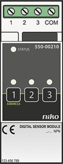 Niko - Home Control Analoge ingang bussysteem Hc Digitale Sensormodule