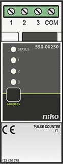 Niko - Home Control Schakelactor bussysteem Hc Pulsteller Mod
