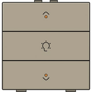 Niko - Home Control Tastsensor bussysteem Hc Bedtoets Dim 3V+Ld Brs